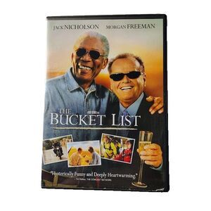 The Bucket List DVD 2007 Movie PG 13 Jack Nicholson Morgan Freeman